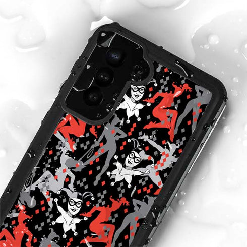 DC Comics Harley Quinn All Over Print Galaxy S24 Plus Waterproof Case