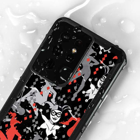 DC Comics Harley Quinn All Over Print Galaxy S24 Ultra Waterproof Case