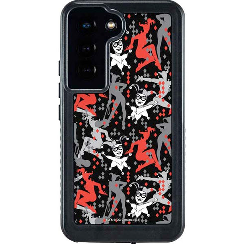DC Comics Harley Quinn All Over Print Galaxy S24 Waterproof Case