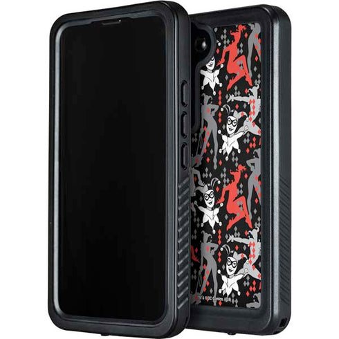 DC Comics Harley Quinn All Over Print Galaxy S24 Waterproof Case