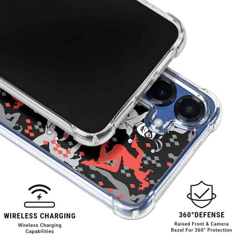 DC Comics Harley Quinn All Over Print Galaxy S25 Plus Clear Case