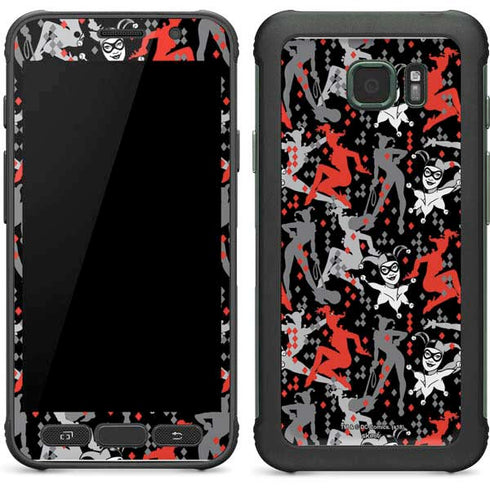 DC Comics Harley Quinn All Over Print Galaxy S7 Active Skin