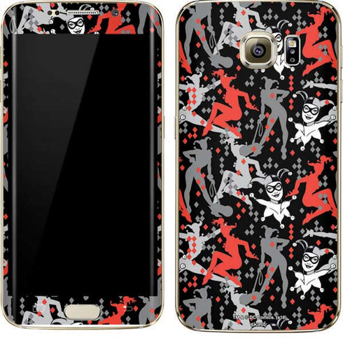 DC Comics Harley Quinn All Over Print Galaxy S7 Edge Skin