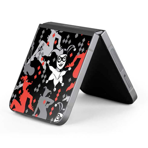 DC Comics Harley Quinn All Over Print Galaxy Z Flip6 Skin