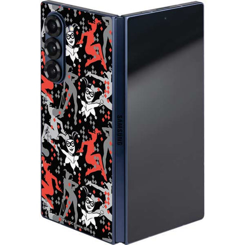 DC Comics Harley Quinn All Over Print Galaxy Z Fold6 Skin