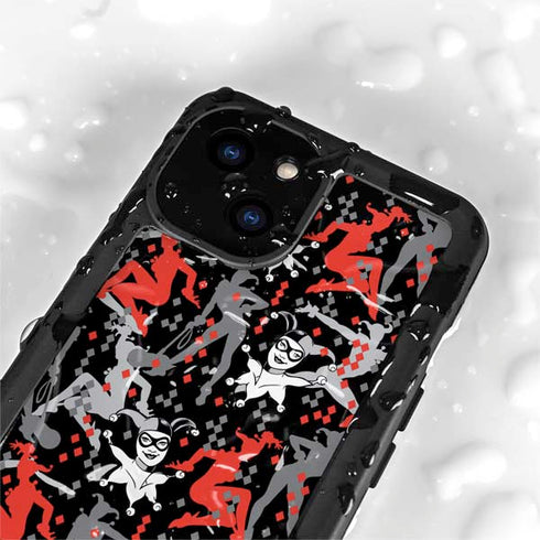 DC Comics Harley Quinn All Over Print iPhone 15 Plus Waterproof Case
