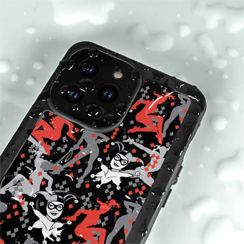 DC Comics Harley Quinn All Over Print iPhone 15 Pro Waterproof Case