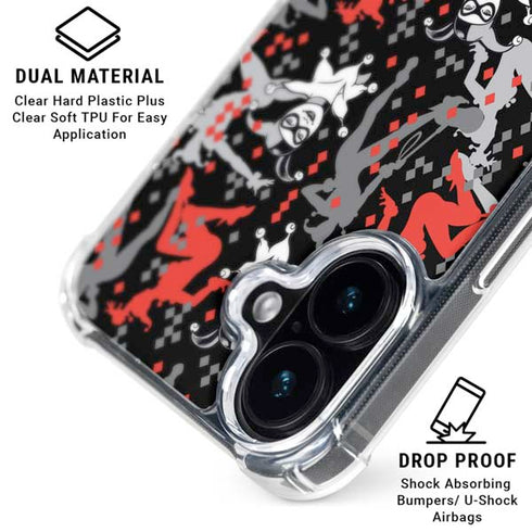 DC Comics Harley Quinn All Over Print iPhone 16 MagSafe Case