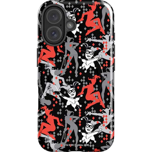 DC Comics Harley Quinn All Over Print iPhone 16 Magsafe Impact Case
