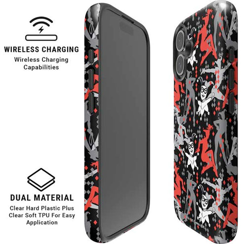 DC Comics Harley Quinn All Over Print iPhone 16 Magsafe Impact Case