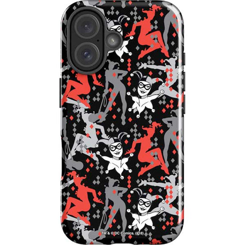 DC Comics Harley Quinn All Over Print iPhone 16 Plus Impact Case