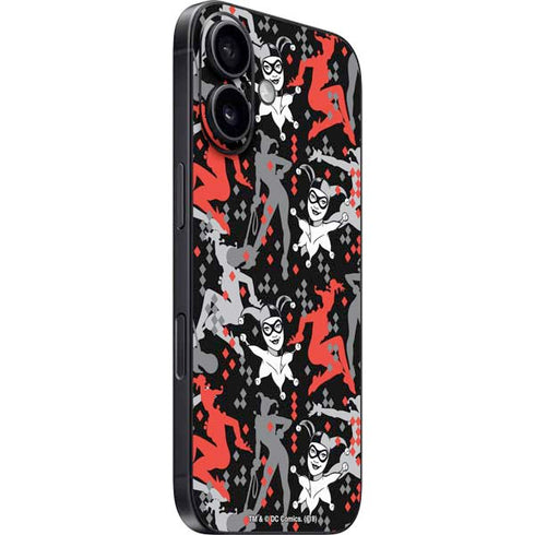 DC Comics Harley Quinn All Over Print iPhone 16 Plus Skin
