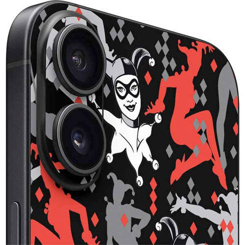 DC Comics Harley Quinn All Over Print iPhone 16 Plus Skin