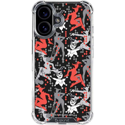 DC Comics Harley Quinn All Over Print iPhone 17 Clear Case