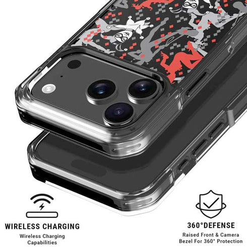 DC Comics Harley Quinn All Over Print iPhone 18 Pro Clear Case