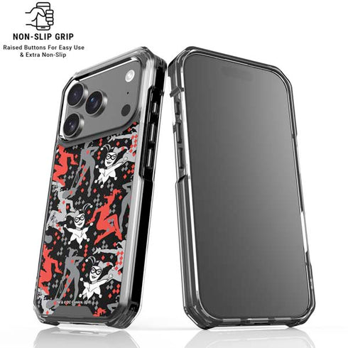 DC Comics Harley Quinn All Over Print iPhone 18 Pro Clear Case