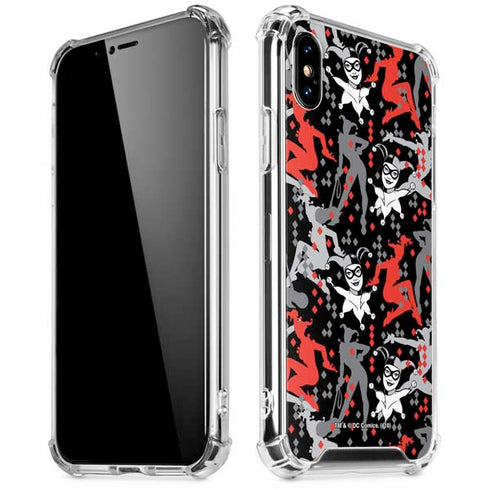 DC Comics Harley Quinn All Over Print iPhone X/XS Clear Case