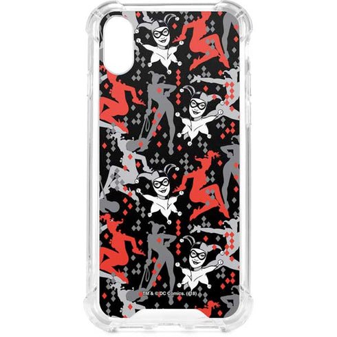 DC Comics Harley Quinn All Over Print iPhone XS Clear Case