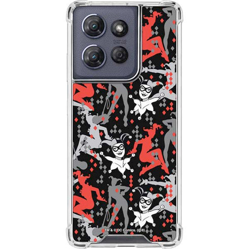 DC Comics Harley Quinn All Over Print Moto G Power 5G (2025) Clear Case