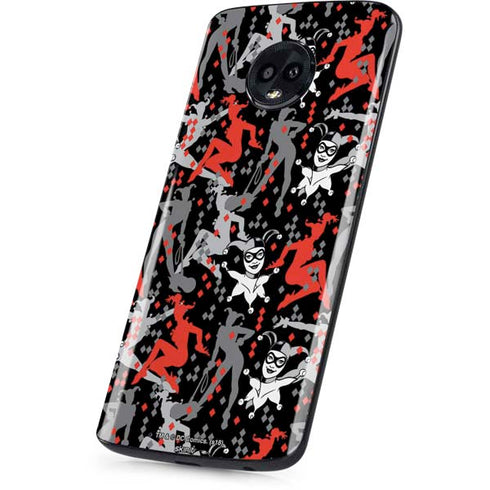 DC Comics Harley Quinn All Over Print Moto G6 Skin