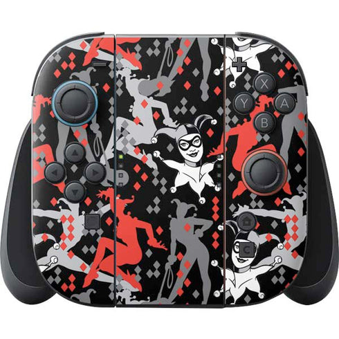 DC Comics Harley Quinn All Over Print Nintendo Switch 2 (2025) Joy-Con Controller Skin