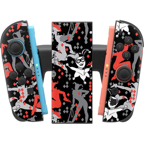 DC Comics Harley Quinn All Over Print Nintendo Switch 2 (2025) Joy-Con Controller Skin