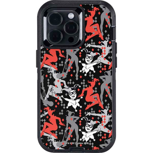 DC Comics Harley Quinn All Over Print Otterbox Defender iPhone Skin