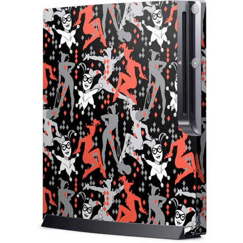 DC Comics Harley Quinn All Over Print Playstation 3 & PS3 Slim Skin
