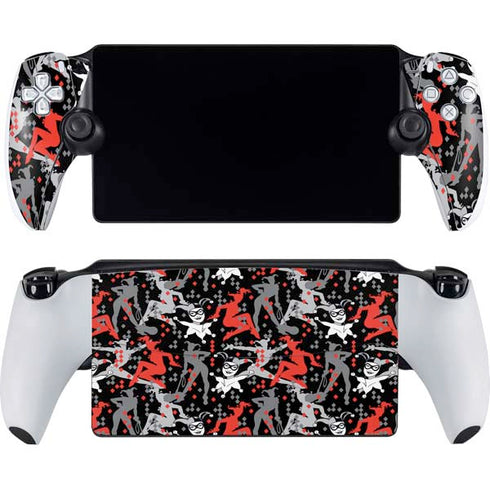 DC Comics Harley Quinn All Over Print PlayStation Portal Remote Player Skin