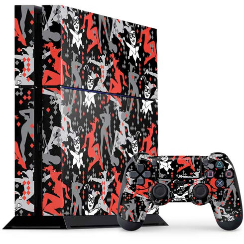 DC Comics Harley Quinn All Over Print PlayStation PS4 Skins