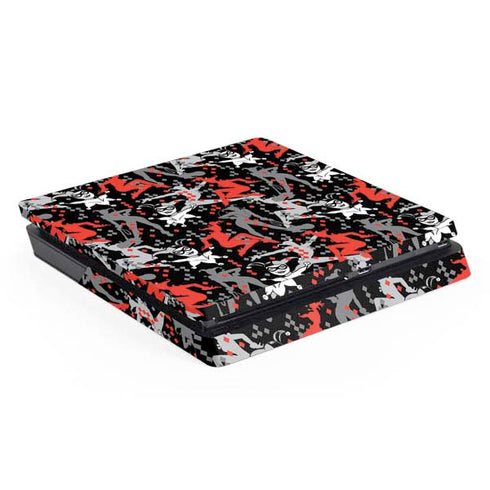 DC Comics Harley Quinn All Over Print PS4 Slim Skin