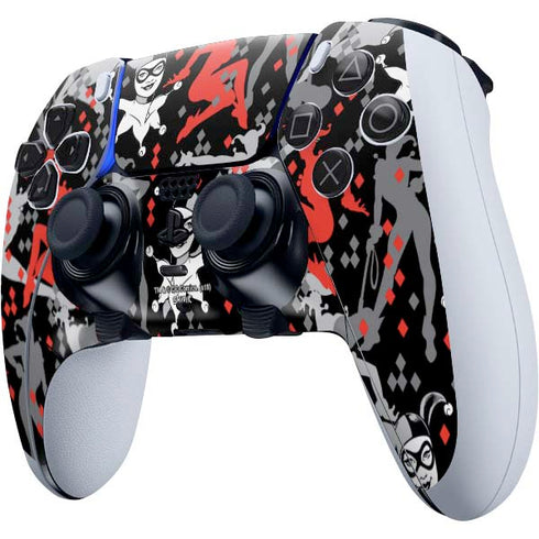 DC Comics Harley Quinn All Over Print PS5 DualSense Edge Pro Controller Skin
