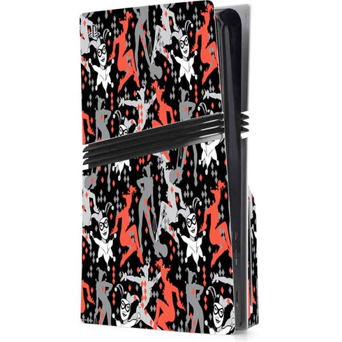 DC Comics Harley Quinn All Over Print PS5 Pro Disk Console Skin