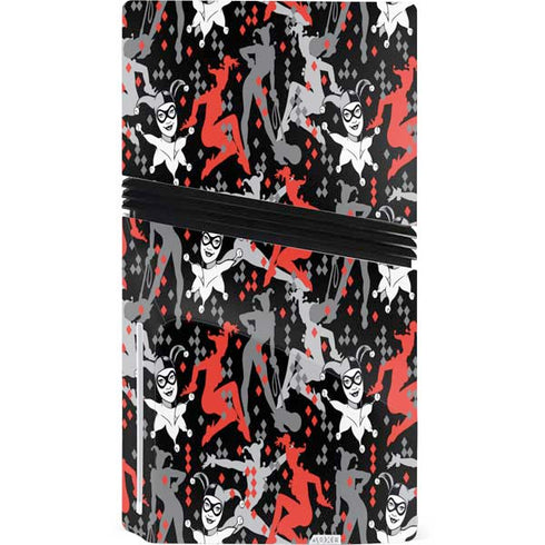 DC Comics Harley Quinn All Over Print PS5 Pro Disk Console Skin