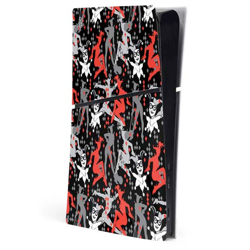 DC Comics Harley Quinn All Over Print PS5 Slim Digital Edition Console Skin
