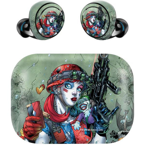 DC Comics Harley Quinn Little Black Book Cover#47 New 52 Art by Jim Lee Amazon Echo Buds Skin