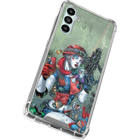 DC Comics Harley Quinn Little Black Book Cover#47 New 52 Art by Jim Lee Gabb Phone 4 Clear Case