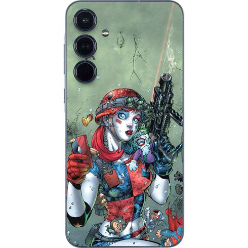 DC Comics Harley Quinn Little Black Book Cover#47 New 52 Art by Jim Lee Galaxy A55 5G Skin