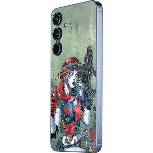 DC Comics Harley Quinn Little Black Book Cover#47 New 52 Art by Jim Lee Galaxy A55 5G Skin
