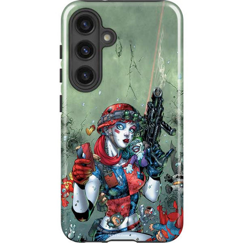DC Comics Harley Quinn Little Black Book Cover#47 New 52 Art by Jim Lee Galaxy S25 Impact Case