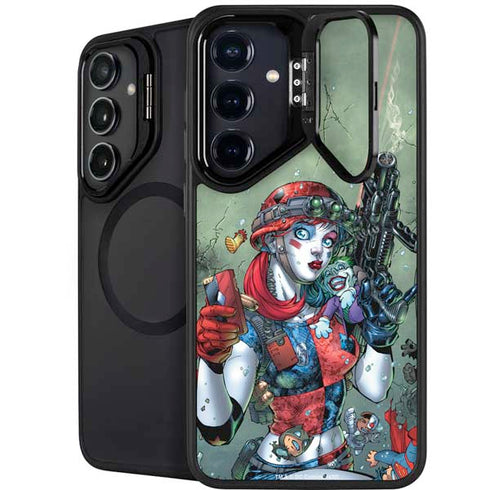 DC Comics Harley Quinn Little Black Book Cover#47 New 52 Art by Jim Lee Galaxy S24 Kickstand Case