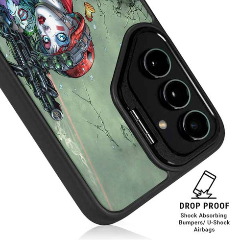 DC Comics Harley Quinn Little Black Book Cover#47 New 52 Art by Jim Lee Galaxy S25 Plus Kickstand Case