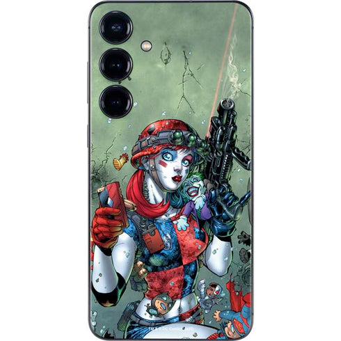 DC Comics Harley Quinn Little Black Book Cover#47 New 52 Art by Jim Lee Galaxy S25 Plus Skin