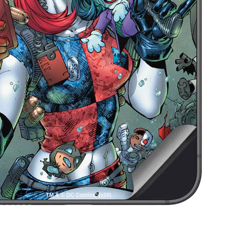 DC Comics Harley Quinn Little Black Book Cover#47 New 52 Art by Jim Lee Galaxy S25 Plus Skin