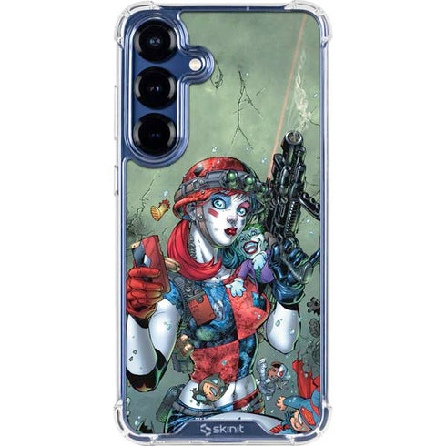 DC Comics Harley Quinn Little Black Book Cover#47 New 52 Art by Jim Lee Galaxy S25 Plus Clear Case