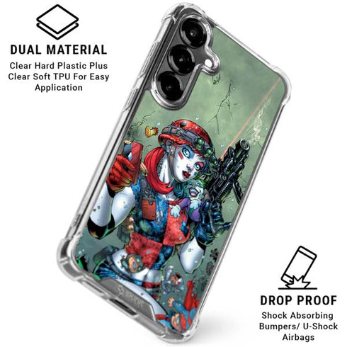 DC Comics Harley Quinn Little Black Book Cover#47 New 52 Art by Jim Lee Galaxy S26 Plus Clear Case