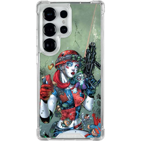 DC Comics Harley Quinn Little Black Book Cover#47 New 52 Art by Jim Lee Galaxy S26 Ultra Clear Case