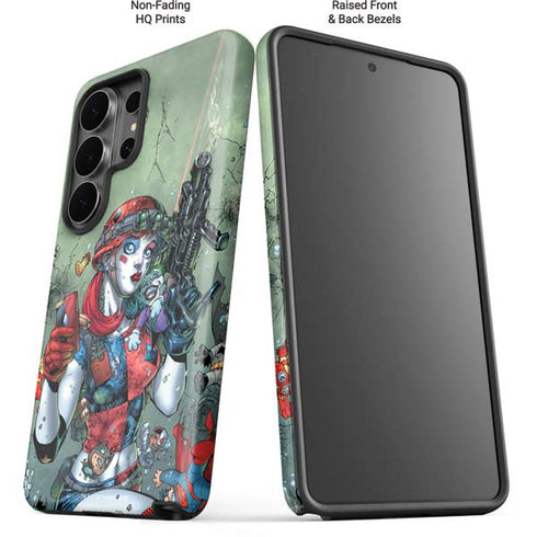 DC Comics Harley Quinn Little Black Book Cover#47 New 52 Art by Jim Lee Galaxy S26 Ultra Impact Case