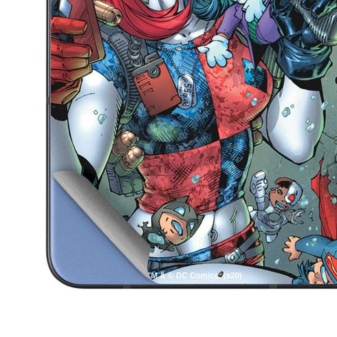 DC Comics Harley Quinn Little Black Book Cover#47 New 52 Art by Jim Lee Galaxy Z Fold5 5G Skin
