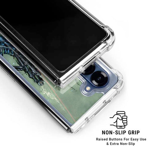 DC Comics Harley Quinn Little Black Book Cover#47 New 52 Art by Jim Lee Galaxy Z Fold6 Clear Case